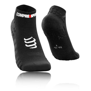 Compra nero COMPRESSPORT PRO RACING SOCKS V3.0 RUN LOW CALZINO BASSO RUNNING