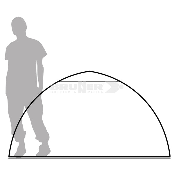 BRUNNER STRATO 2 AUTOMATIC TENDA A CUPOLA DA 2 PERSONE A RAPIDO MONTAGGIO