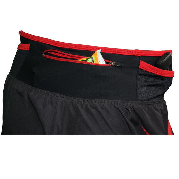 I-EXE UNIQO PANTALONE CORTO DA CORSA/TRAIL CON SOTTOPANTALONE INCORPORATO