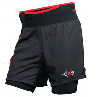 I-EXE UNIQO PANTALONE CORTO DA CORSA/TRAIL CON SOTTOPANTALONE INCORPORATO